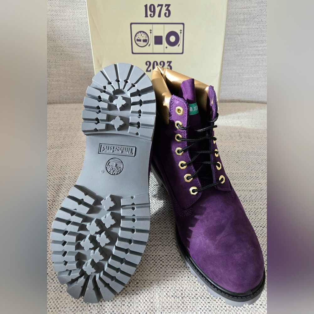 NWB TIMBERLAND Hip-Hop 50th Anniversary 6" Premium Royalty Boots Size:10.5 - Picture 5 of 16